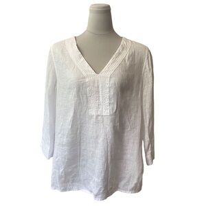 Sigrid Olsen Linen Top